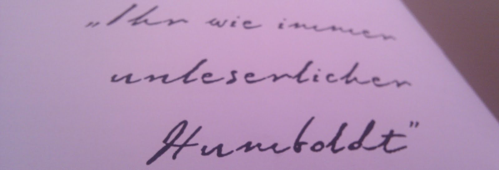 Ondertekening van Humboldt
