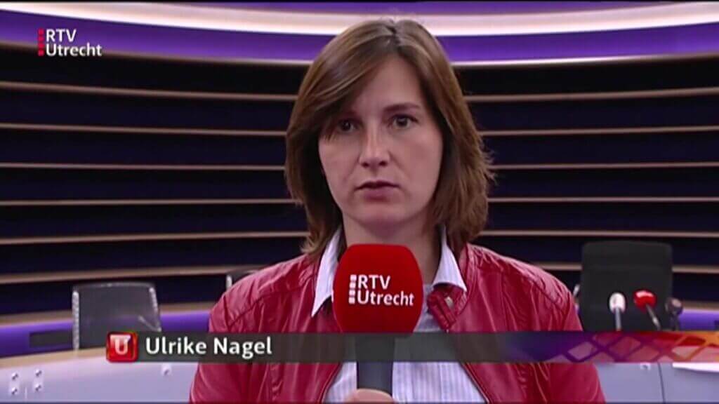 Live item van Ulrike Nagel voor RTV Utrecht: Raadsleden uit persconferentie Nieuwegein gezet. 