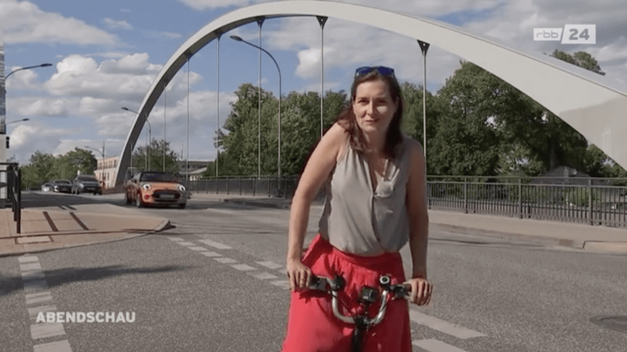 Ulrike Nagel - RBB Abendschau - Ausflugstipp - Potsdamer Uferweg - Fr 24072020, 1930