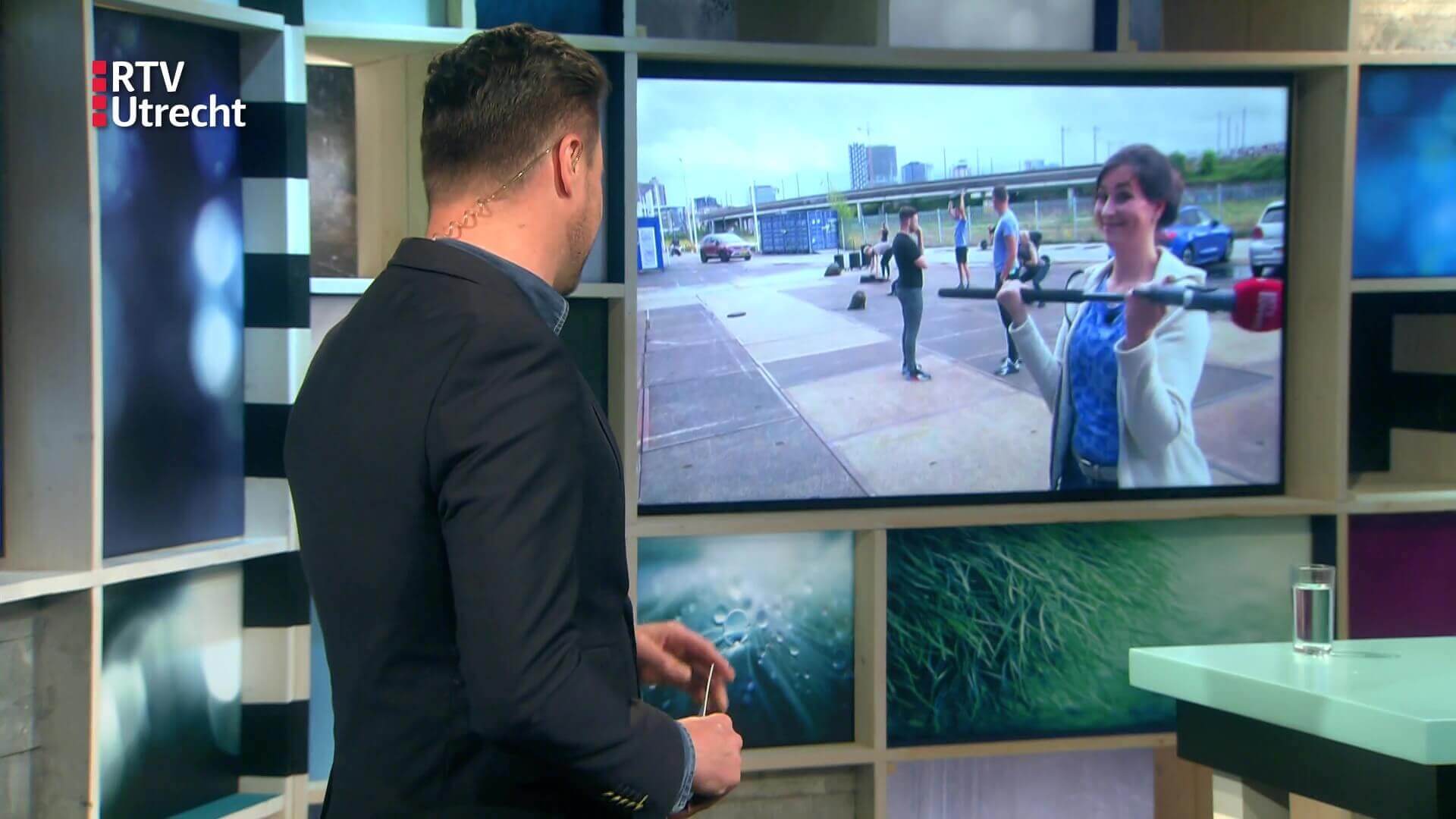 Ulrike Nagel in item over sportschool, RTV Utrecht