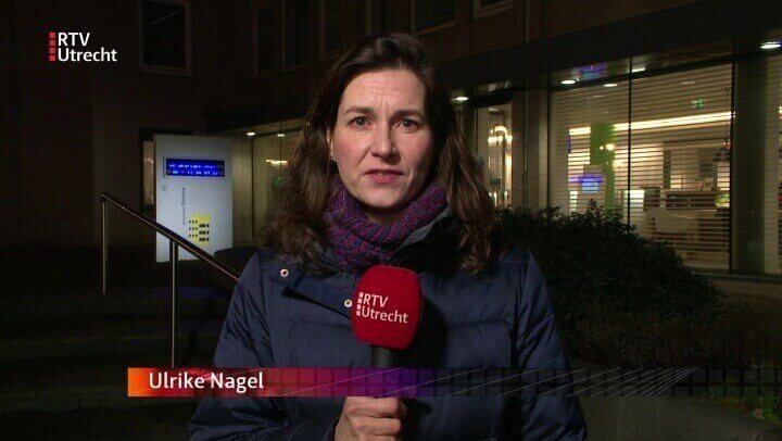 Ulrike Nagel in item RTV Utrecht over referendum bij woningbouw in Houten.