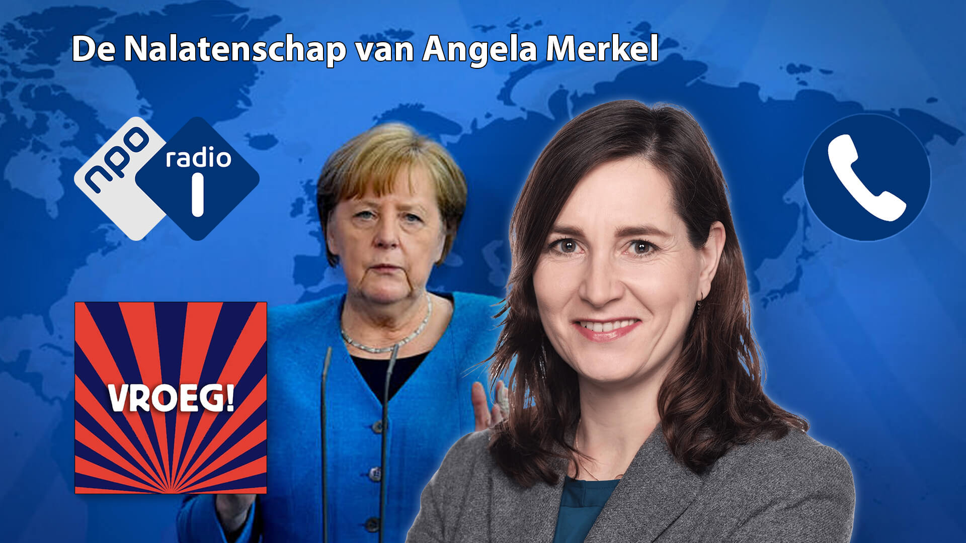 Ulrike Nagel op Radio 1 - Vroeg - over Angela Merkel