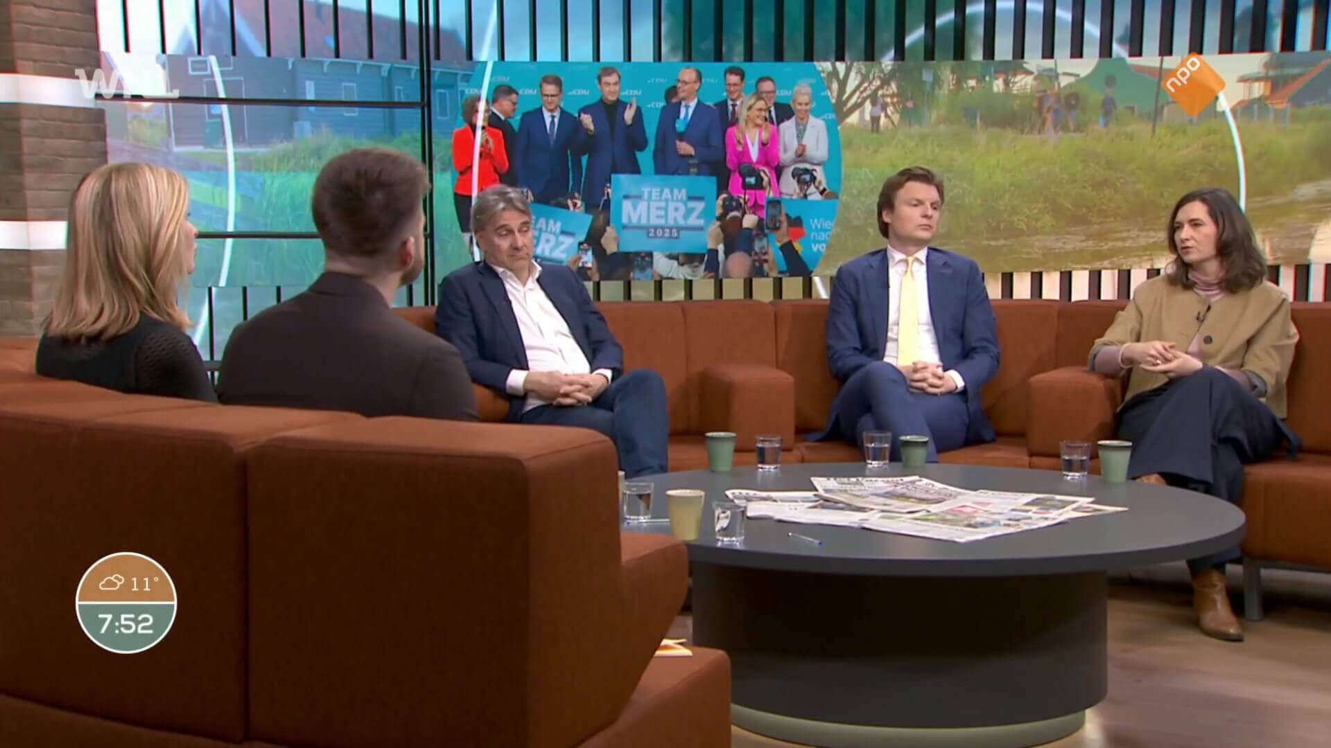 Ulrike Nagel in Goedemorgen Nederland in gesprek met Welmoed Sijtsma, Frank van Leeuwen, Yoeri Albrecht en Ruben Brekelmans over de uitslag van de Duitse verkiezingen.