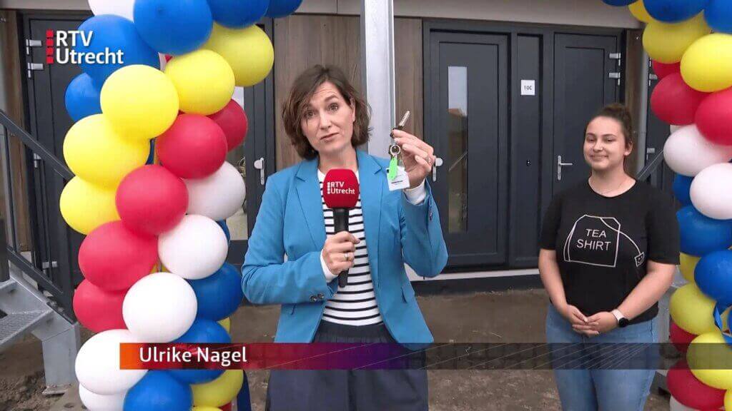 Item van Ulrike Nagel op RTV Utrecht over woonproject statushouders.