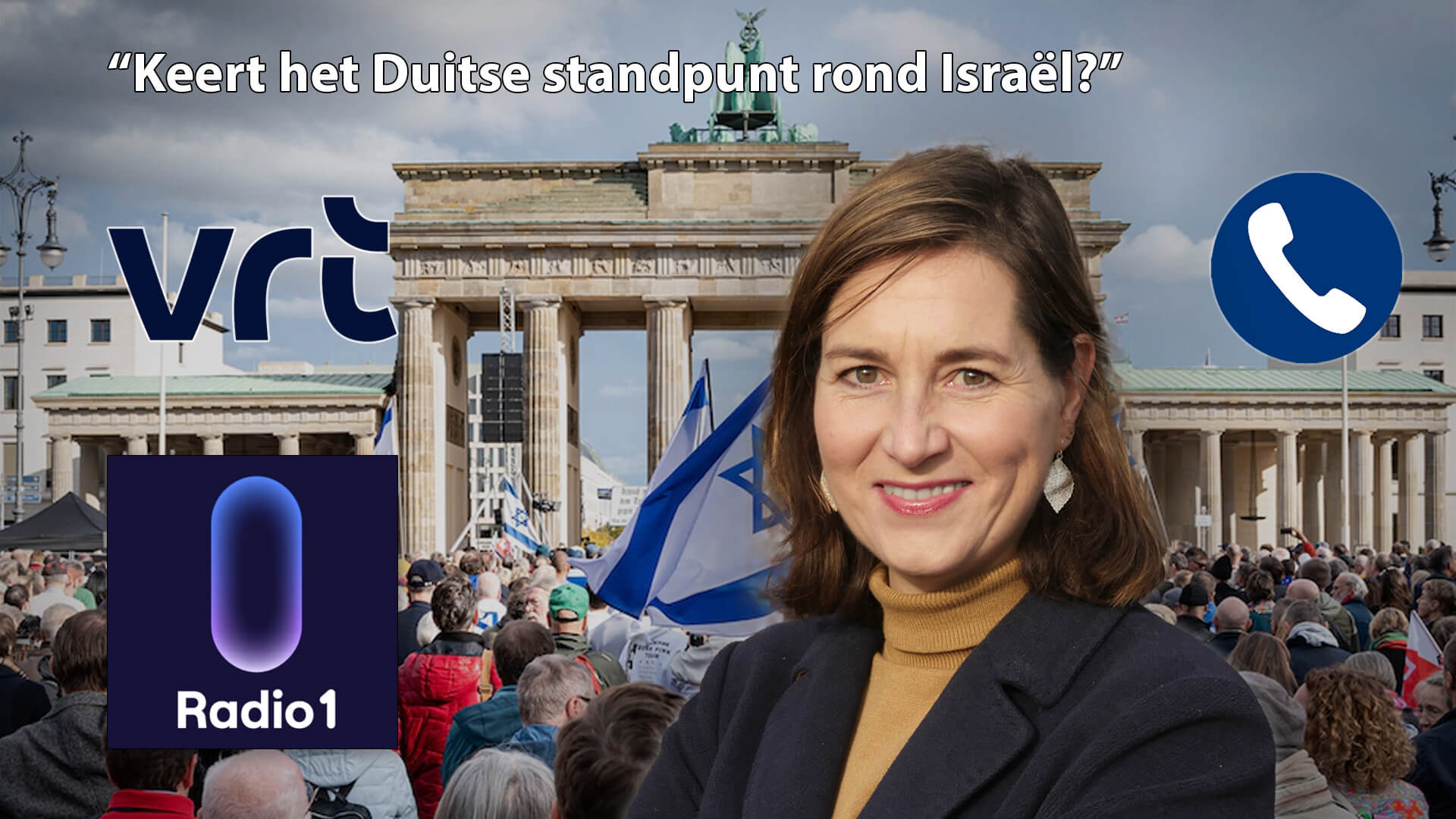 Ulrike op VRT Radio 1 – Keert het Duitse standpunt rond Israël?