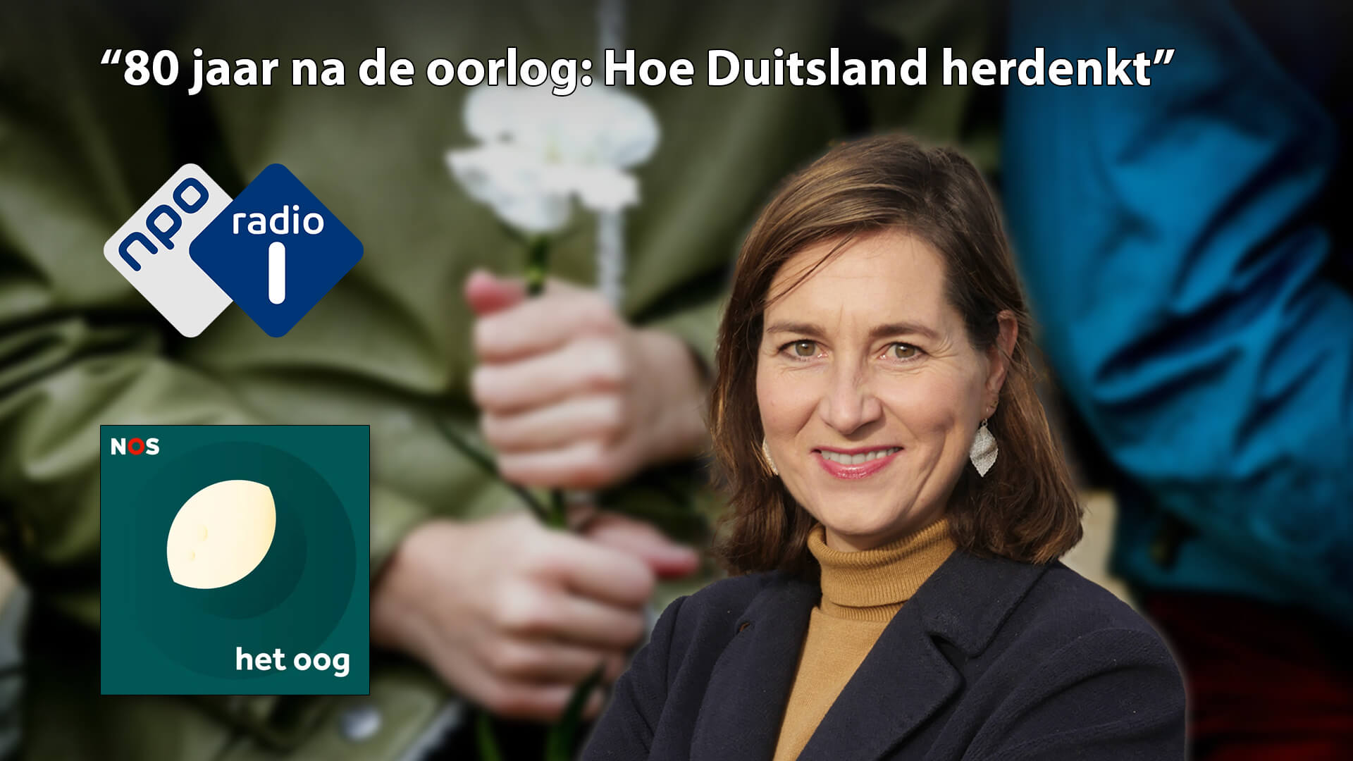 Ulrike Nagel vertelt op radio 1 over 80 jaar na de oorlog: Hoe Duitsland herdenkt.