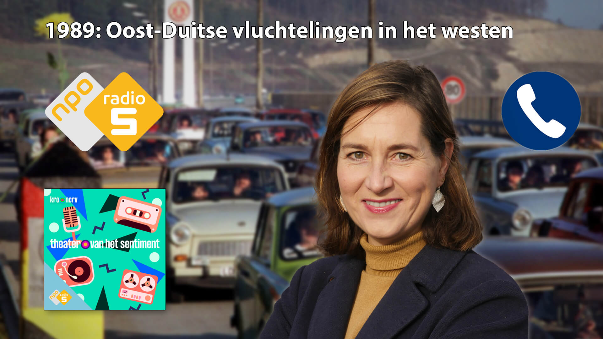 Ulrike vertelt op Radio 5 aan Bart van Leeuwen hoe het leven er uitzag in de DDR in september 1989.