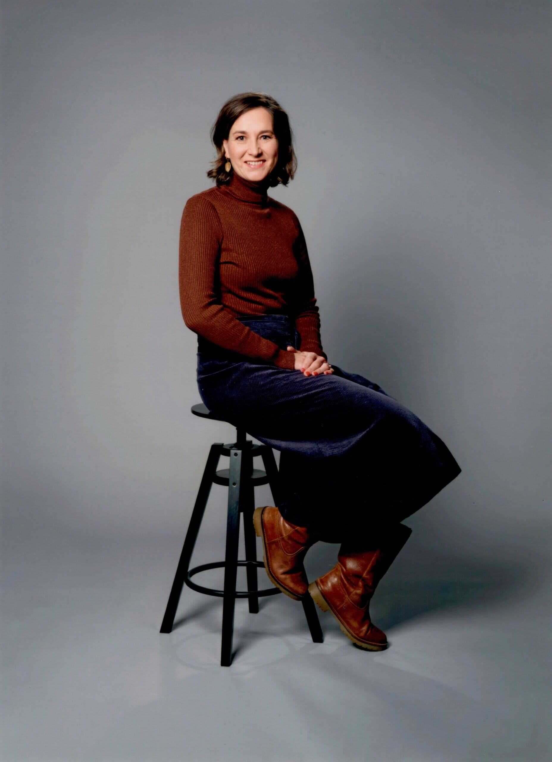 Ulrike Nagel fotoshoot bij NOS