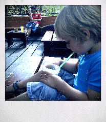 Max in de zomer in Berlijn