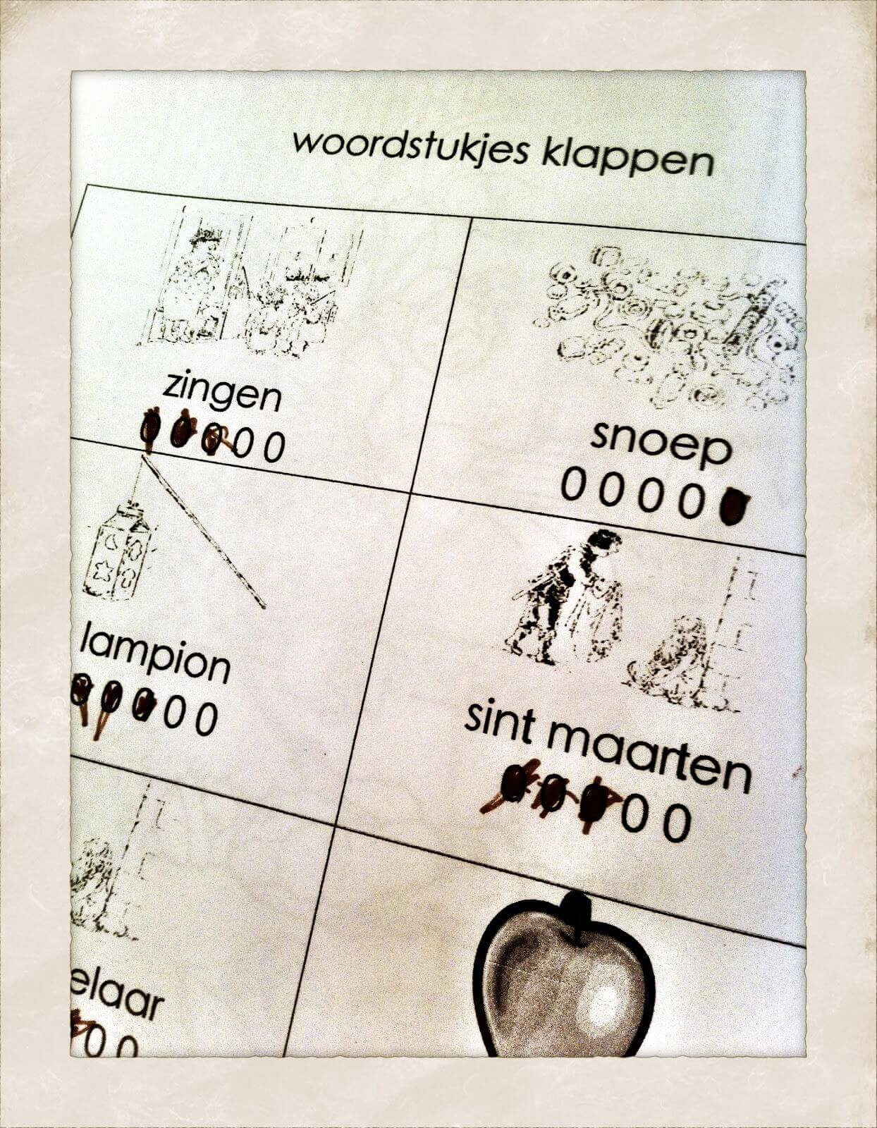 Woordjes klappen