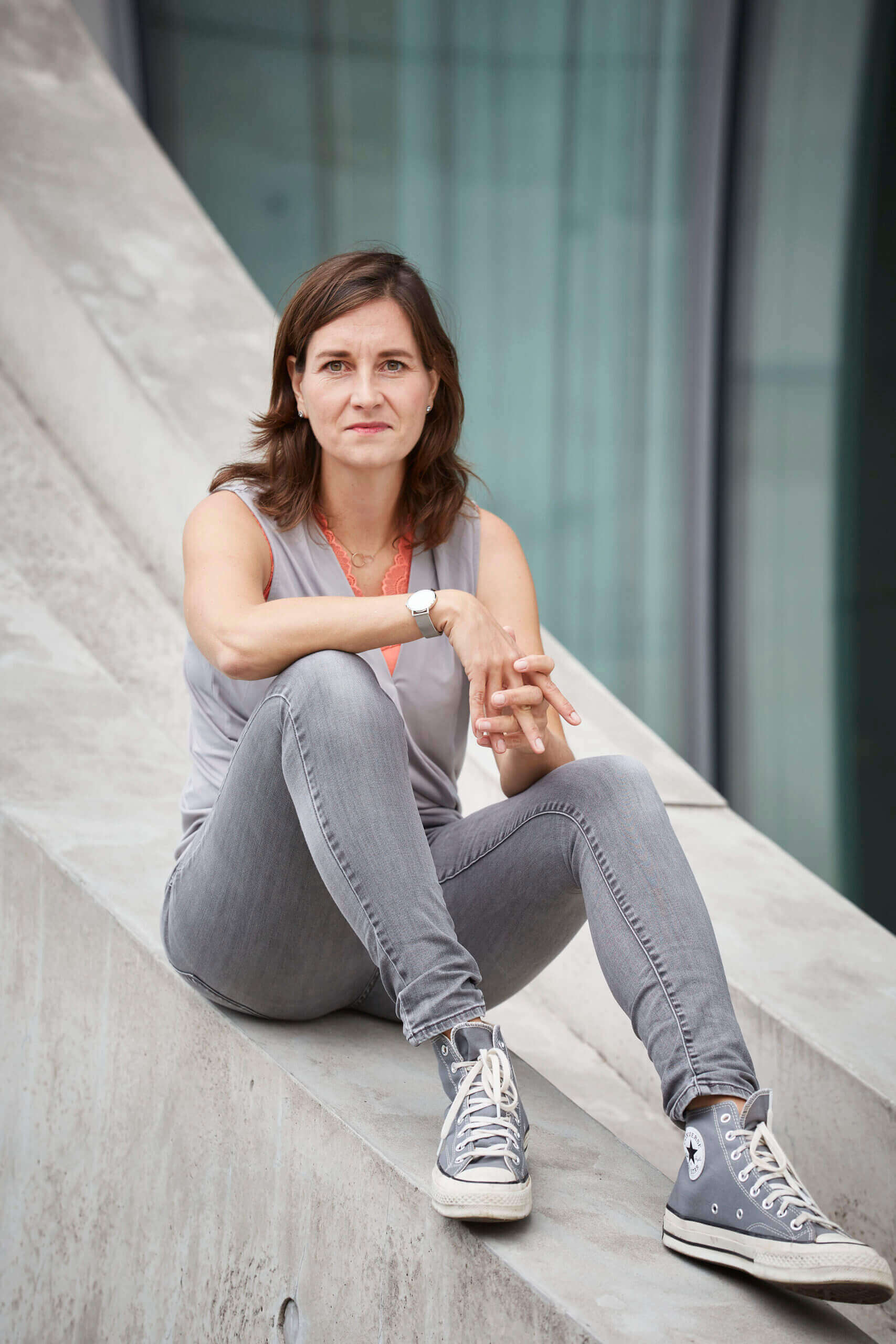 Ulrike Nagel in Berlin am Bundestag, juli 2020