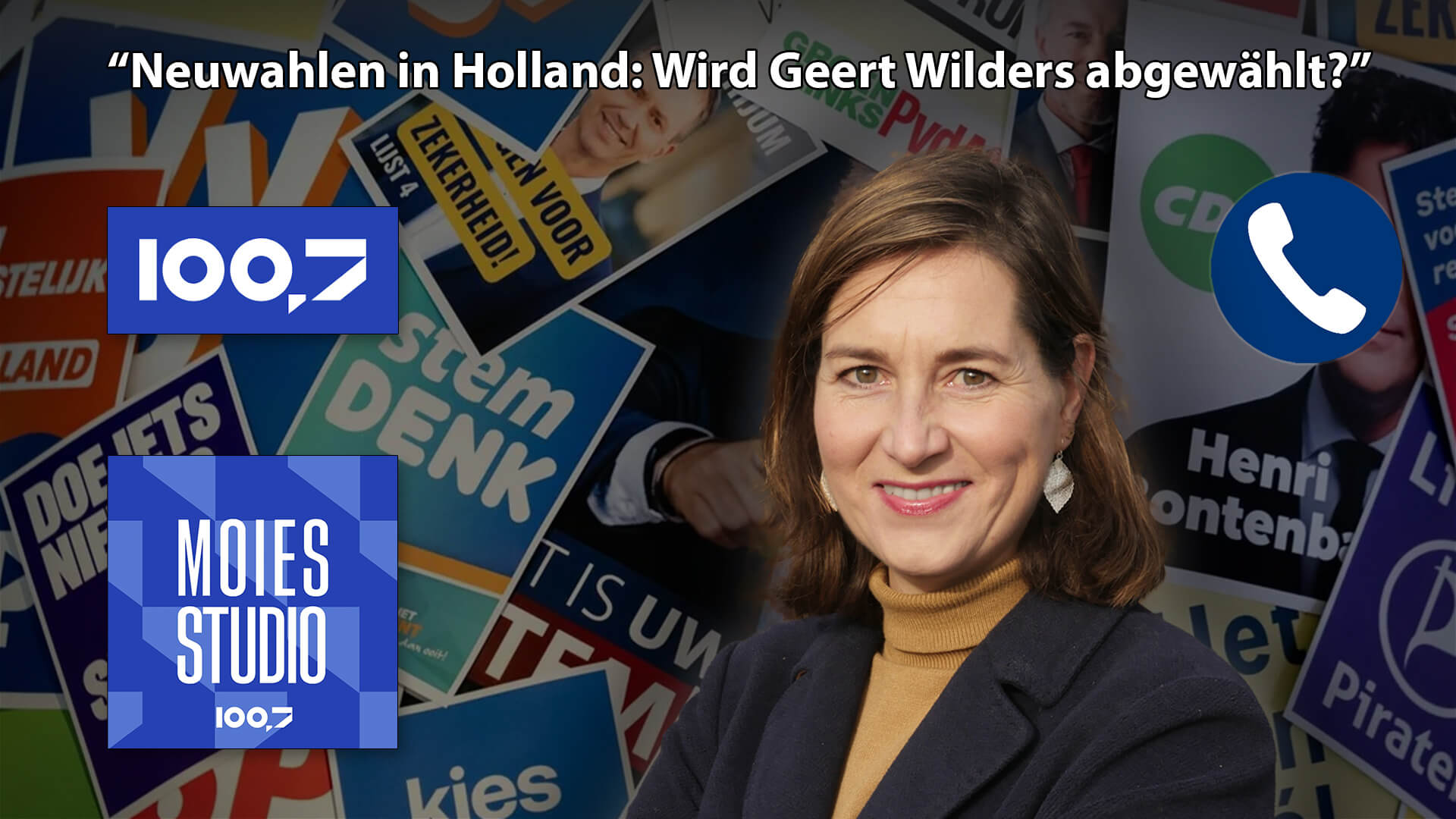 Ulrike Nagel auf Radio 100,7 - vorgezogene Parlamentswahlen in Holland