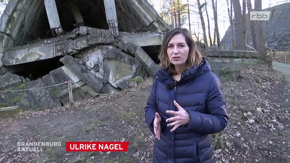 Ulrike Nagel RBB Abendschau - Ausflugstipp - Bunker in Wünsdorf-Waldstadt