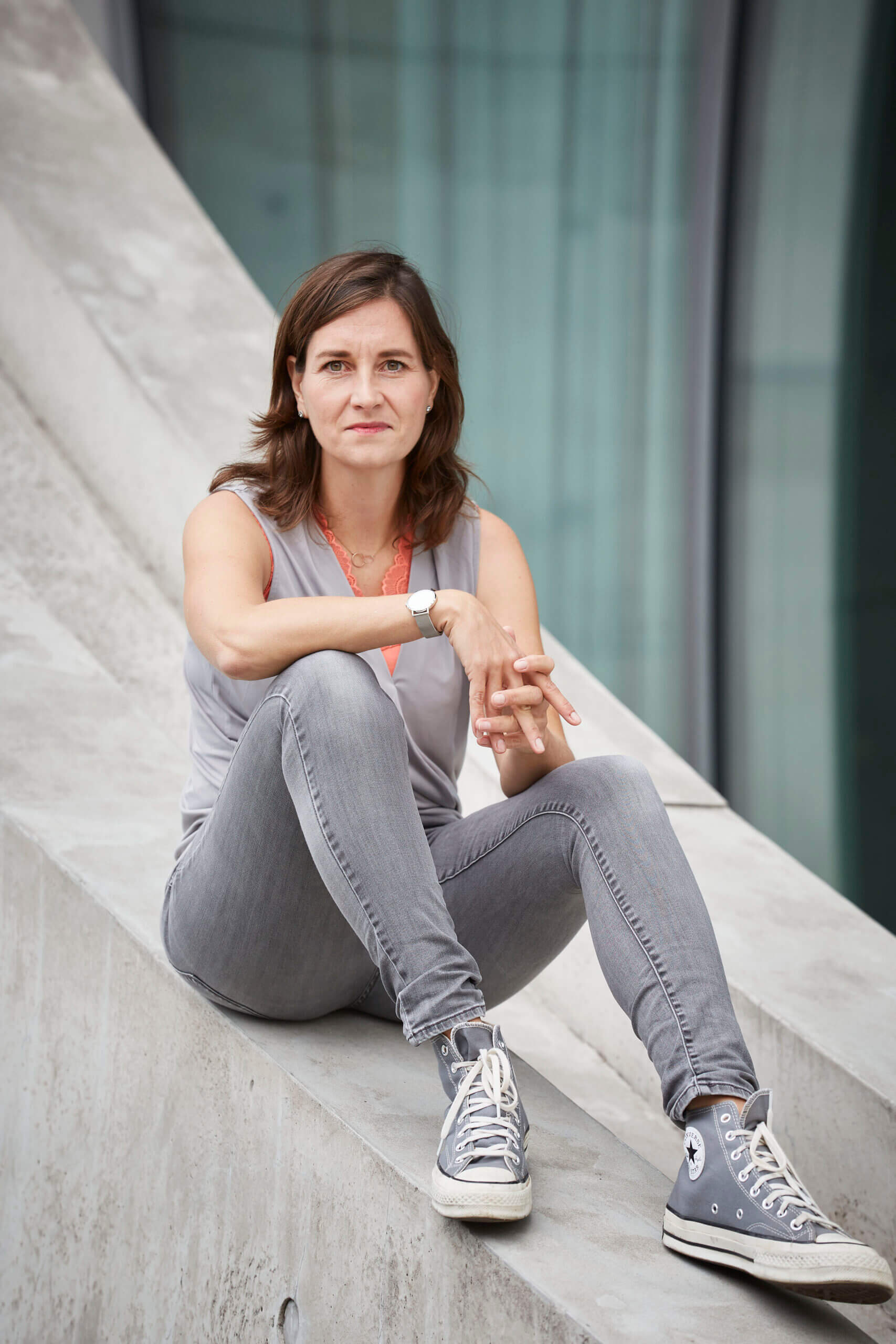 Ulrike Nagel in Berlin am Bundestag, juli 2020