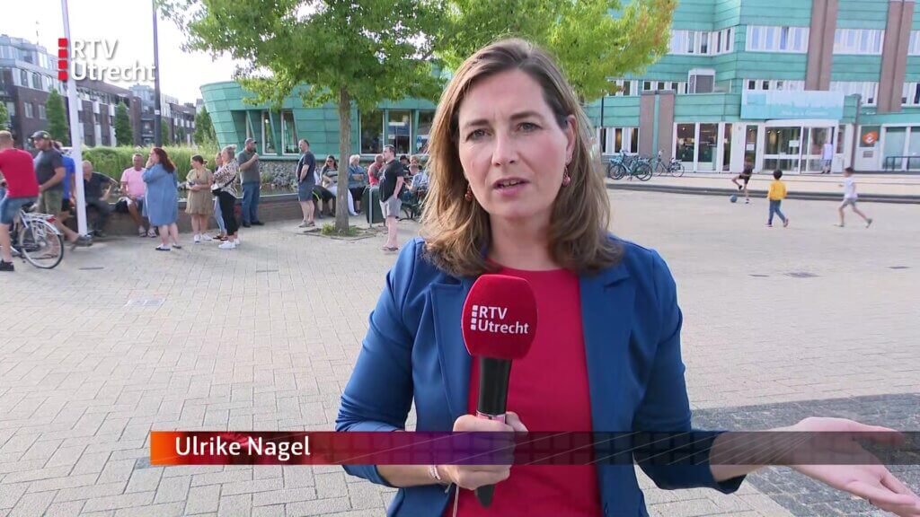 Ulrike Nagel live op RTV Utrecht over overlast opvang asielzoekers Wijk bij Duurstede