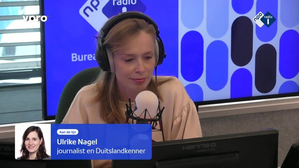 Ulrike Nagel op radio 1 in gesprek met Sophie Derkzen