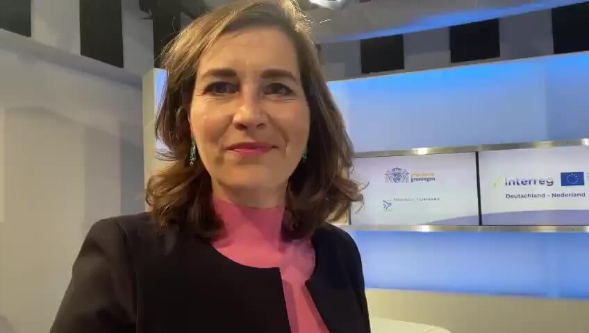 Ulrike Nagel live op de Interreg kickoff