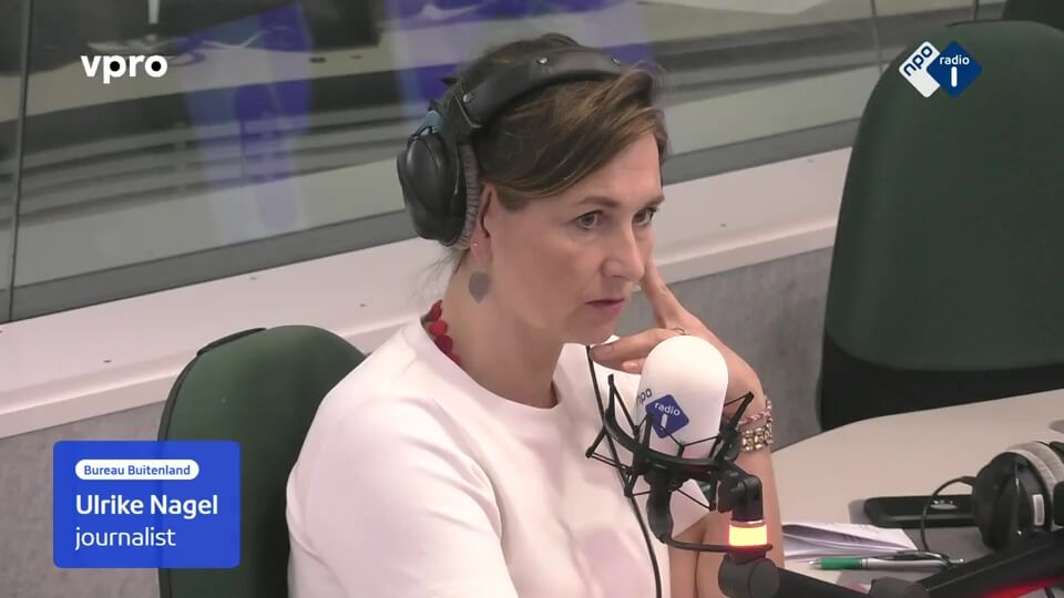 Ulrike Nagel op Radio 1 over overstromingen in Duitsland.