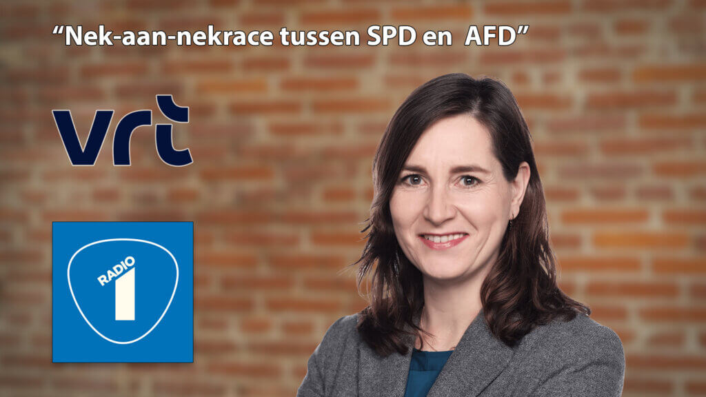 Ulrike Nagel op VRT Radio 1 over de verkiezingen in Brandenburg.