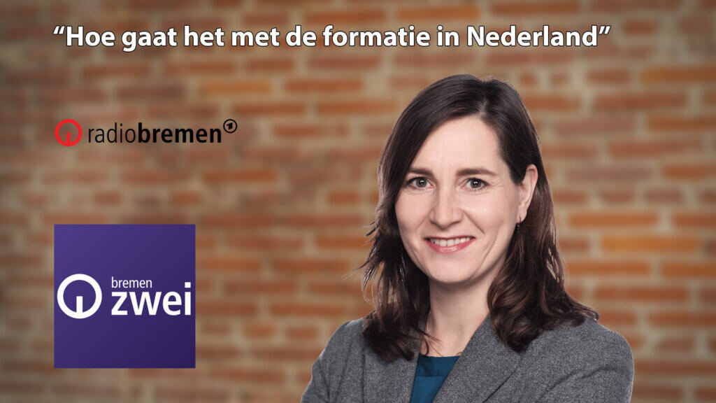 Ulrike Nagel op Radio Bremen - Hoe gaat het verder met de formatie in Nederland