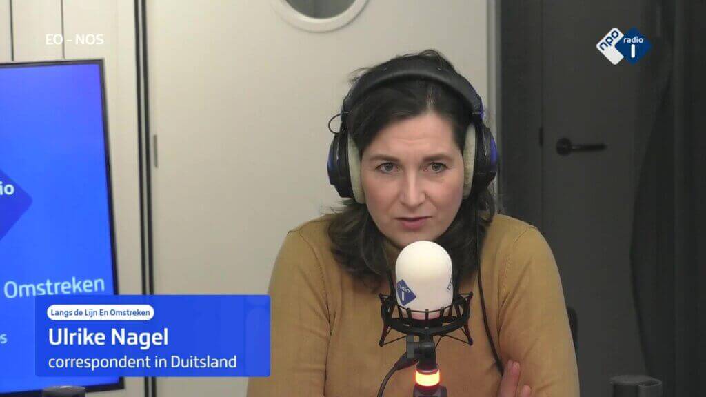 Ulrike Nagel op Radio 1 in gesprek met Wierd Duk en René Cuperus over Duitse verkiezingen.