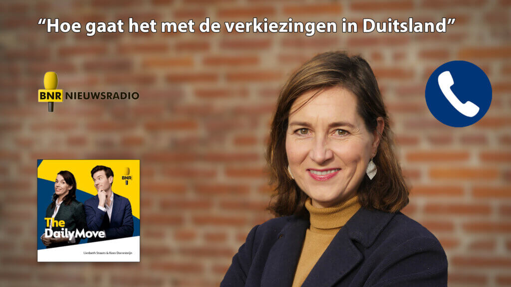 Ulrike Nagel in gesprek oop BNR Nieuwsradio over de Duitse verkiezingen
