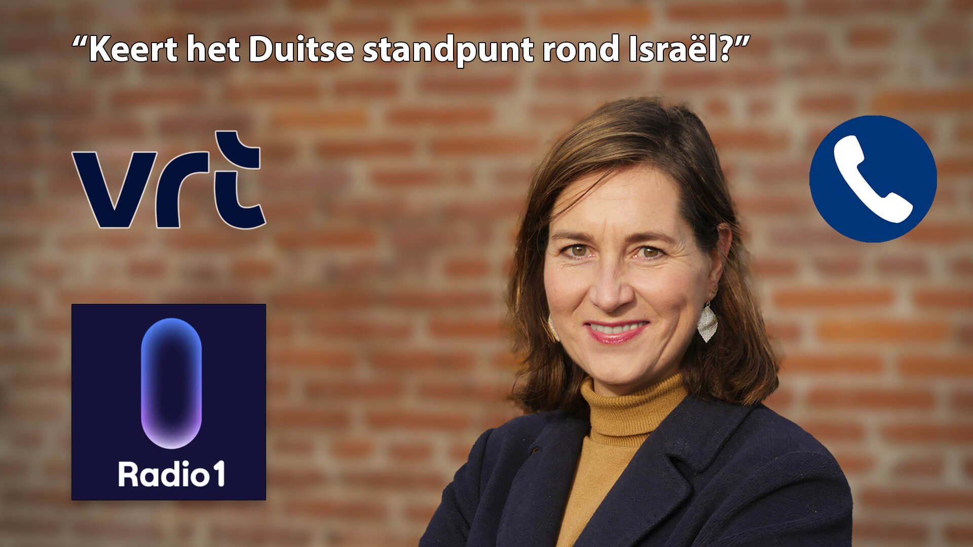 Ulrike Nagel op VRT Radio 1 over het Duitse standpunt rond Israël